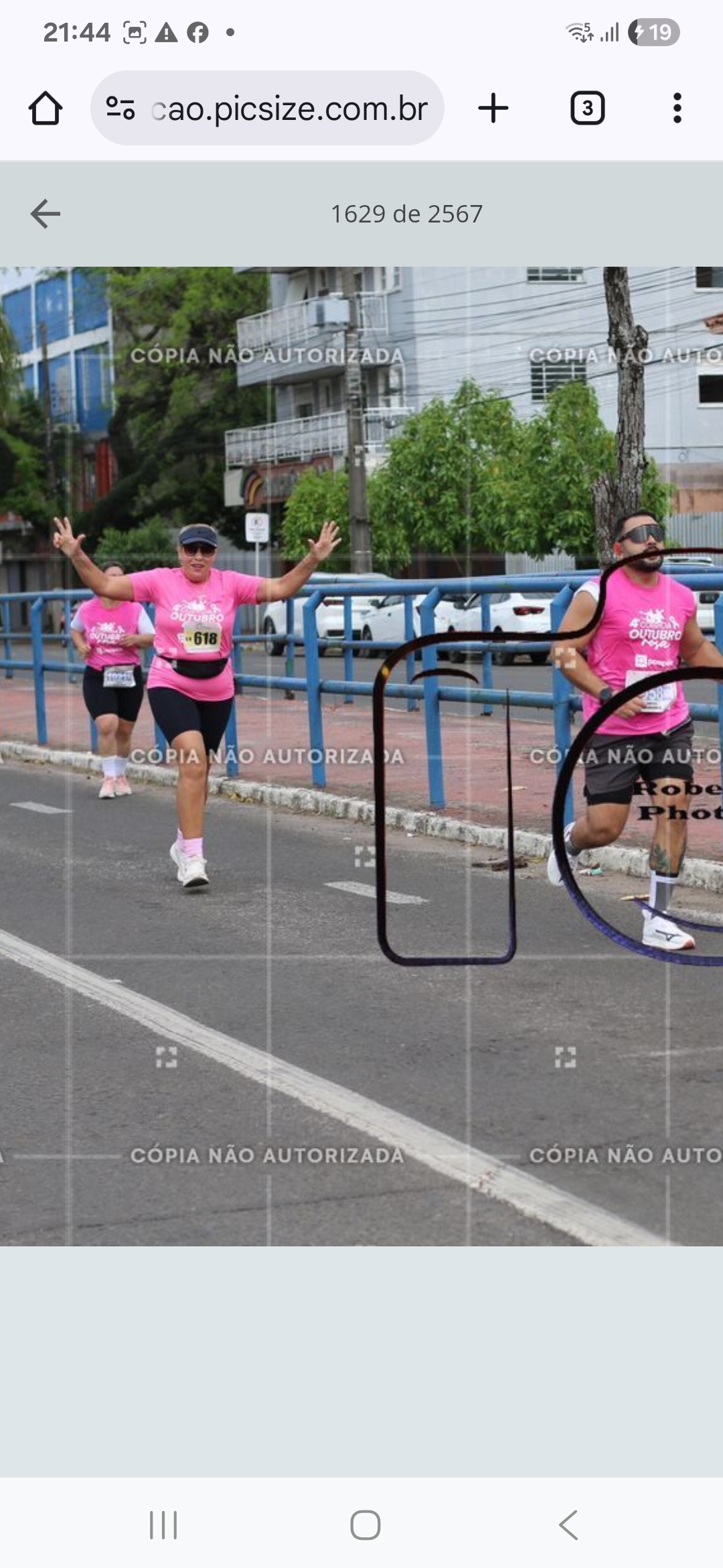 imagen participante carrera