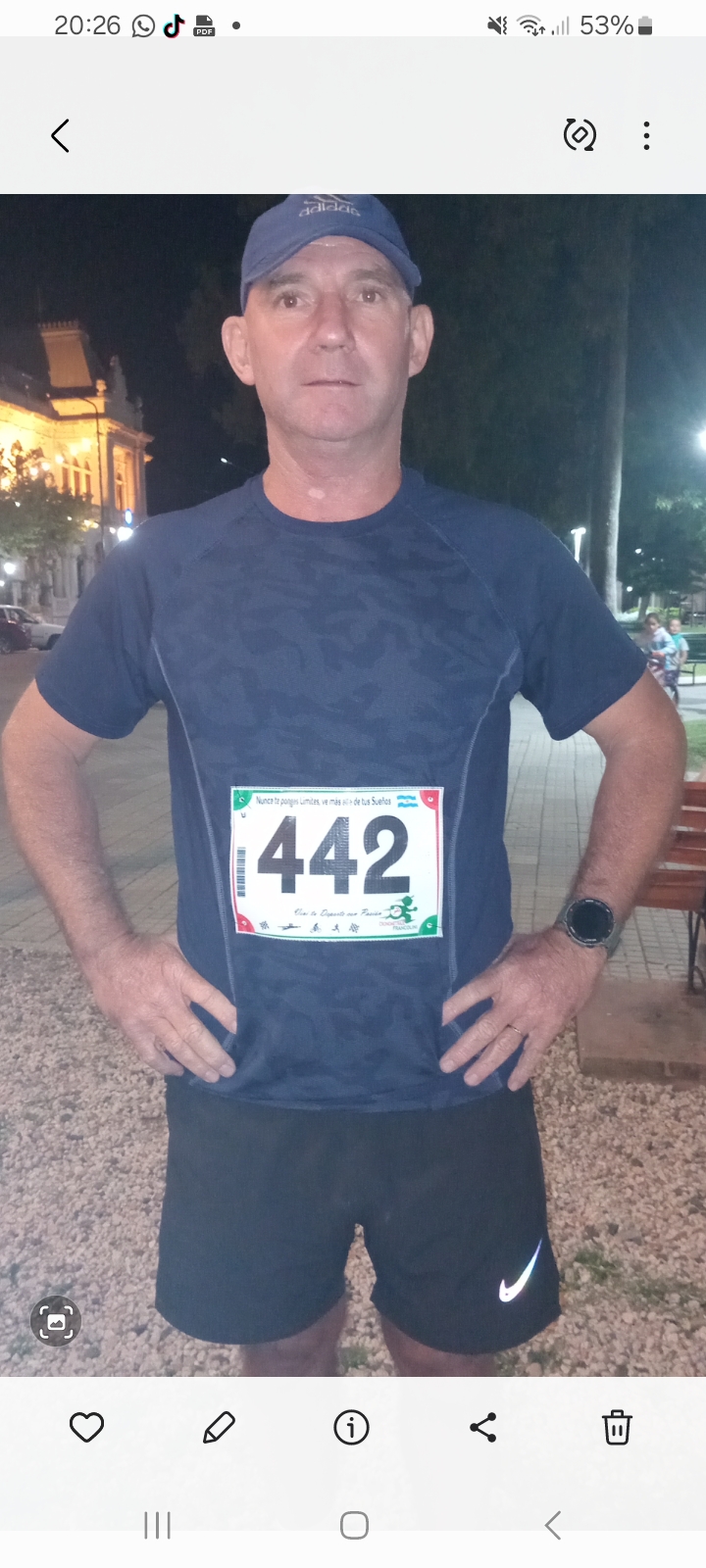 imagen participante carrera