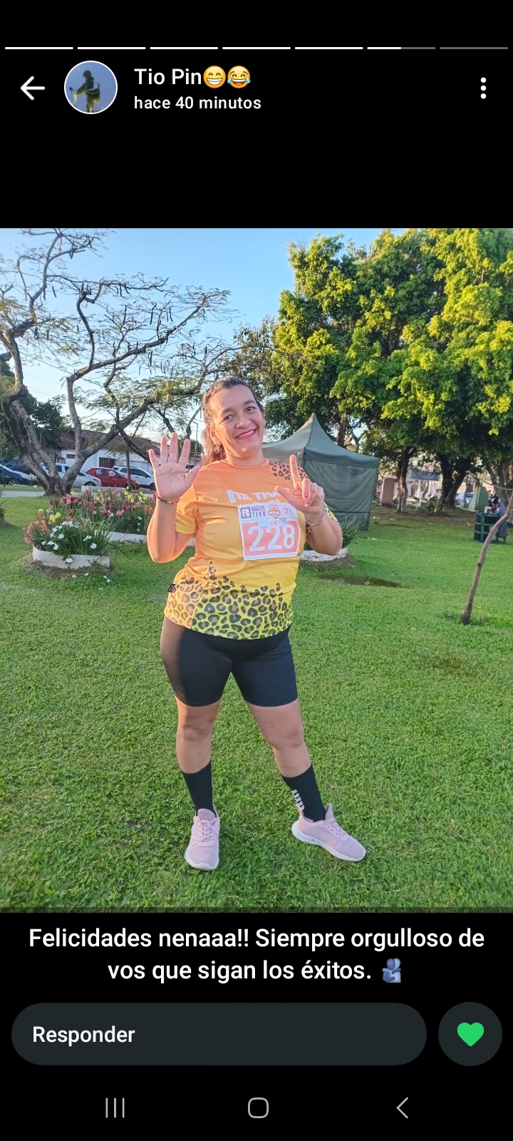 imagen participante carrera