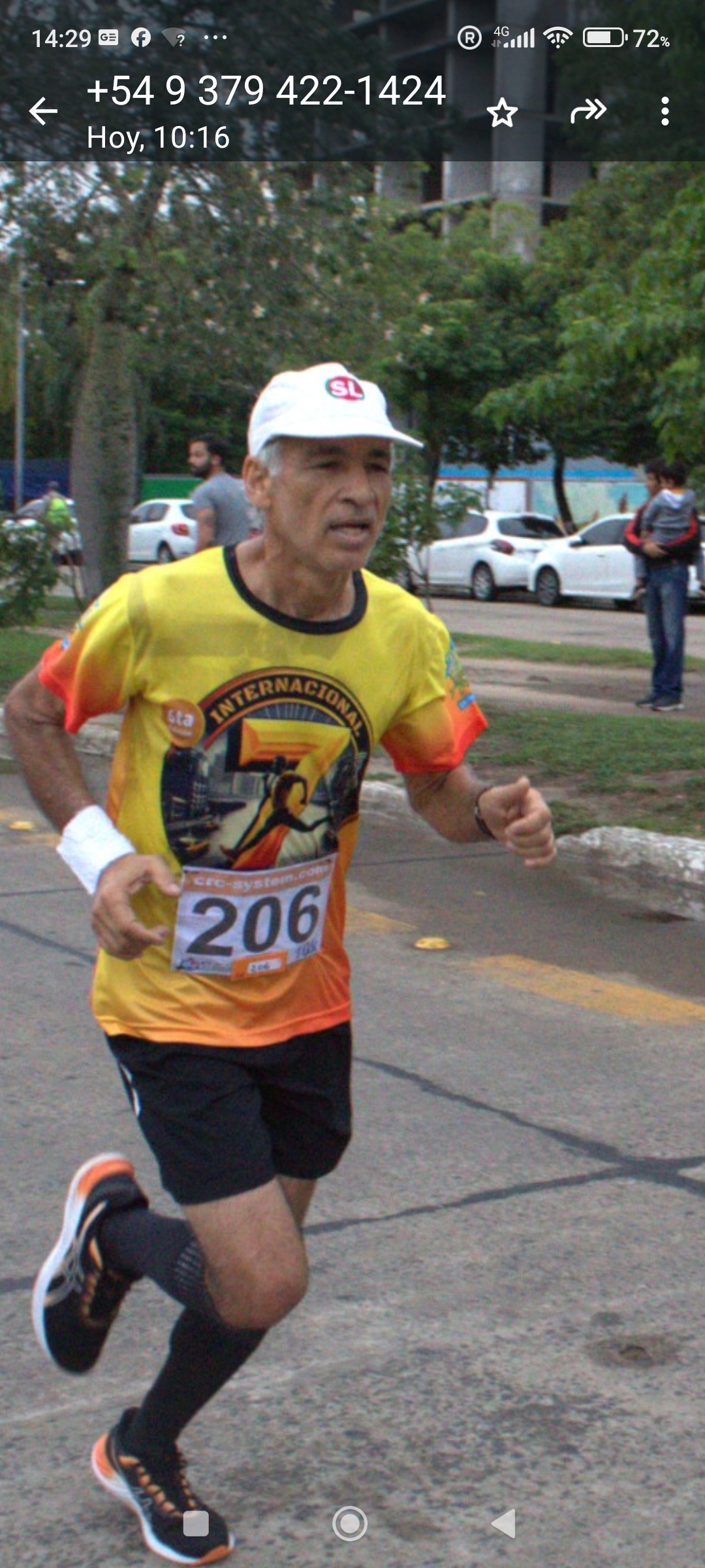 imagen participante carrera