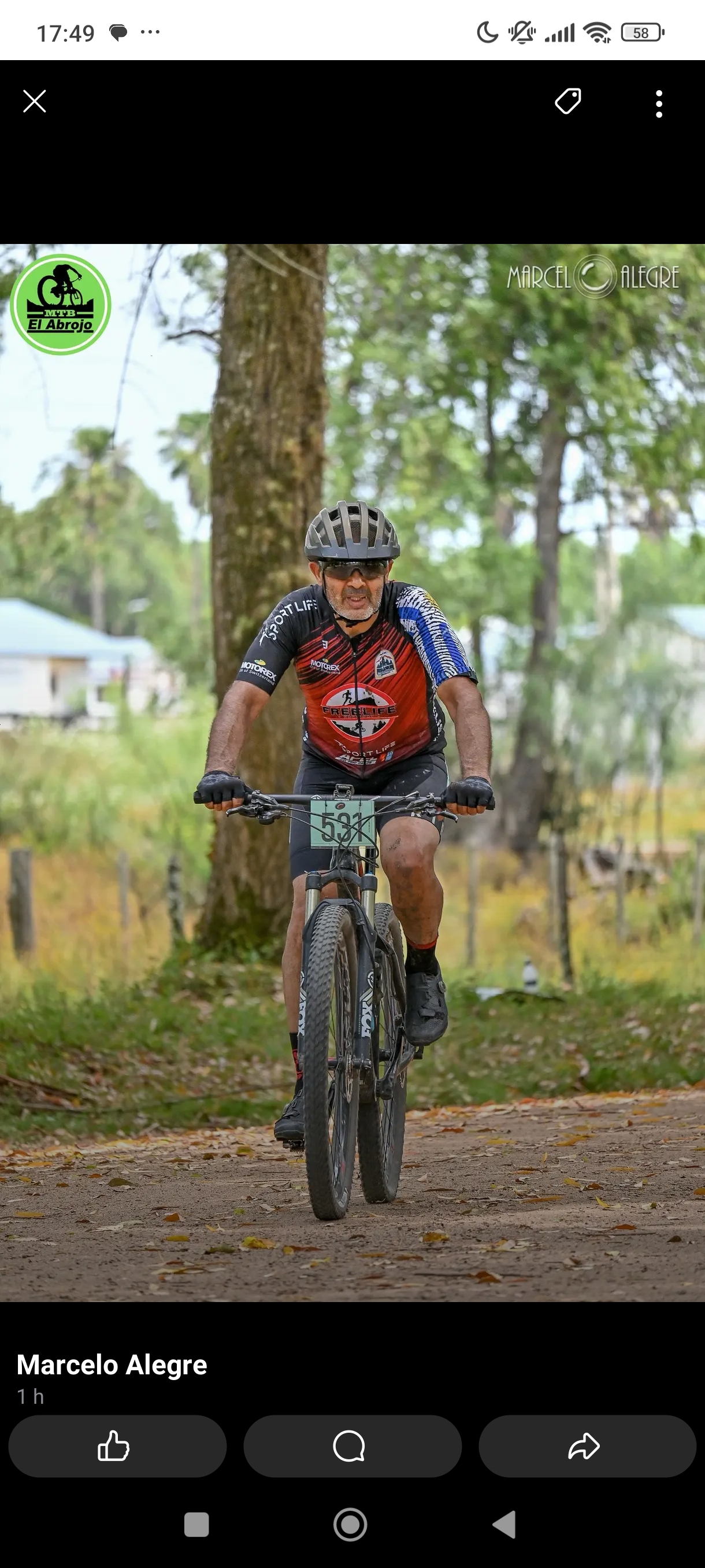 imagen participante carrera