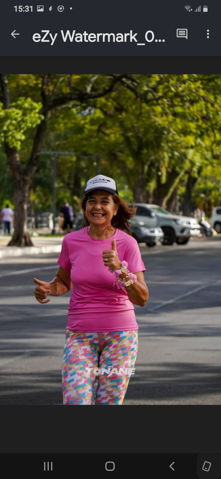 imagen participante carrera