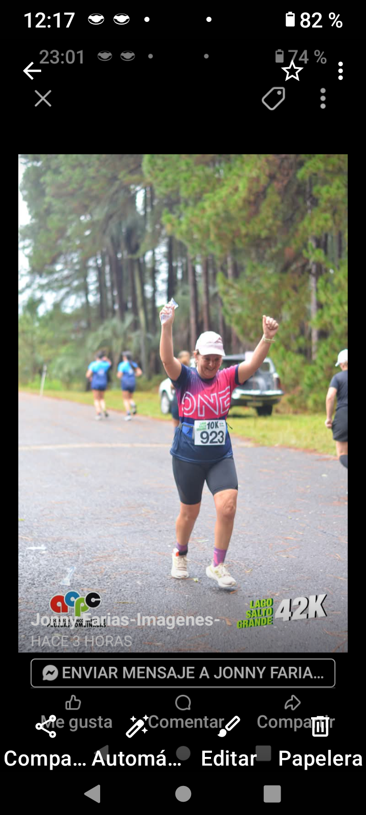 imagen participante carrera