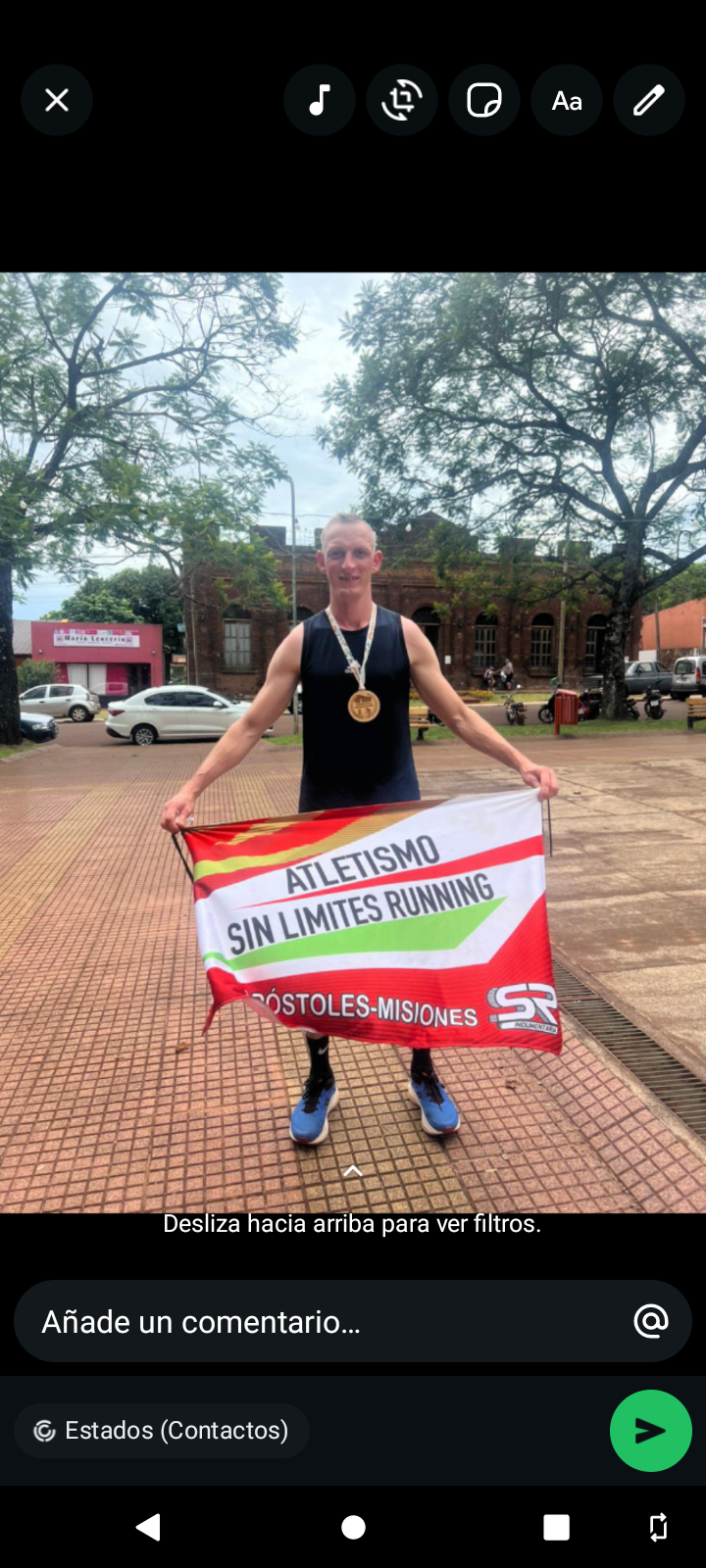 imagen participante carrera