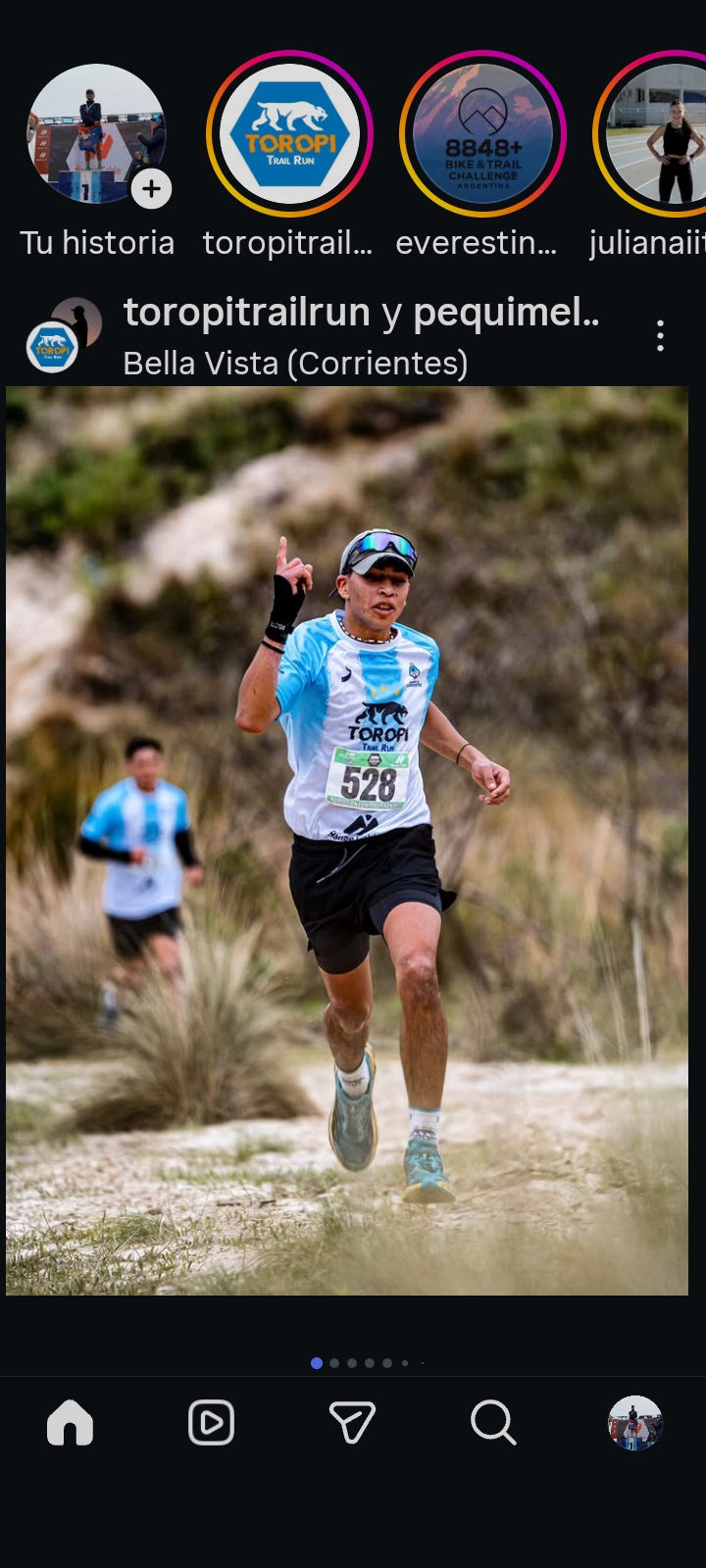 imagen participante carrera