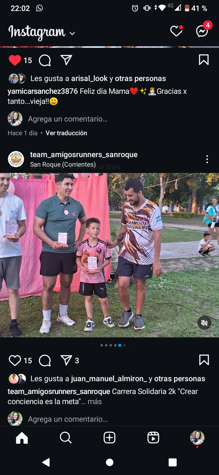 imagen participante carrera
