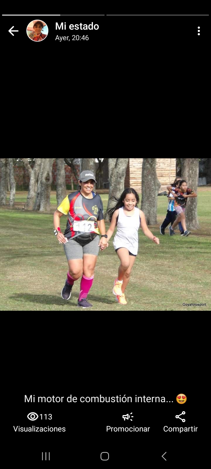 imagen participante carrera