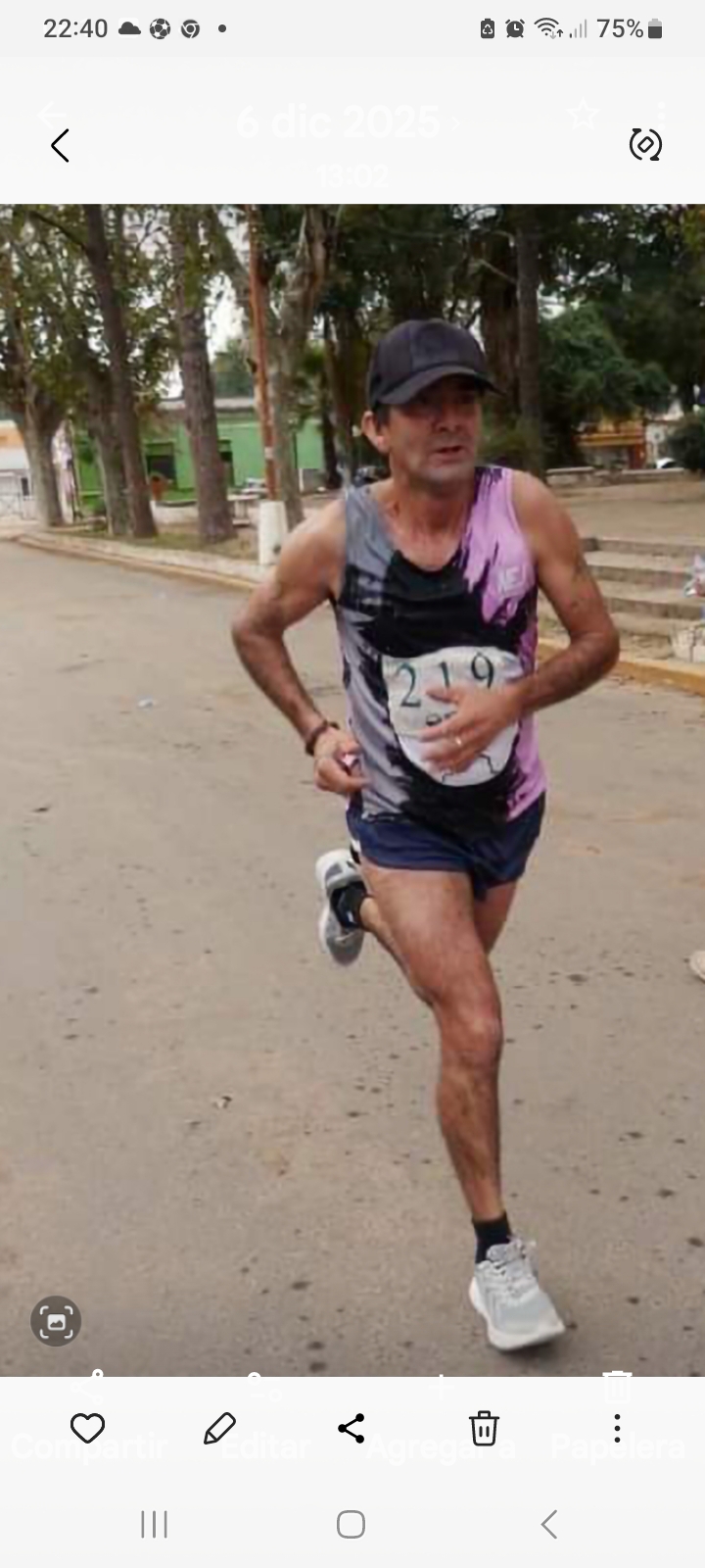 imagen participante carrera